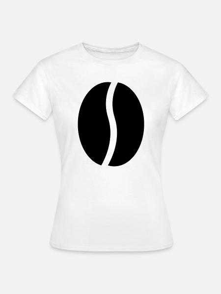 Kaffeebohnen - Frauen T-Shirt - Weiß
