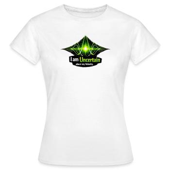 Onde néon à vitesse incertaine - T-shirt Femme - blanc - Devant - AI Model Female 172 dark (172cm)