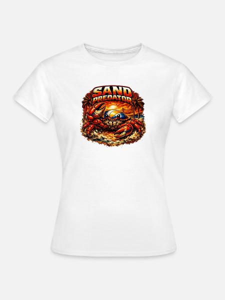 Sand Predator - Frauen T-Shirt - Weiß