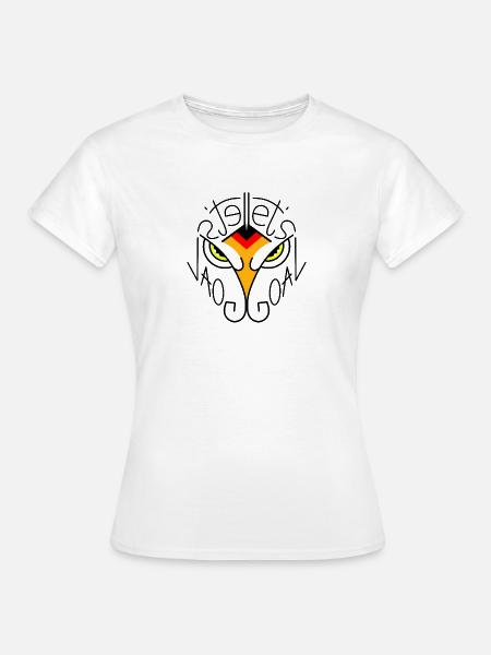 Let's Goal Adler Fanwappen - Frauen T-Shirt - Weiß