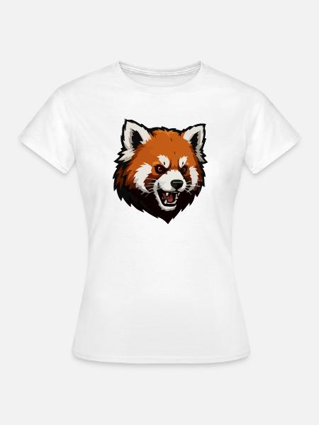 Aggressiver Fuchs - Frauen T-Shirt - Weiß