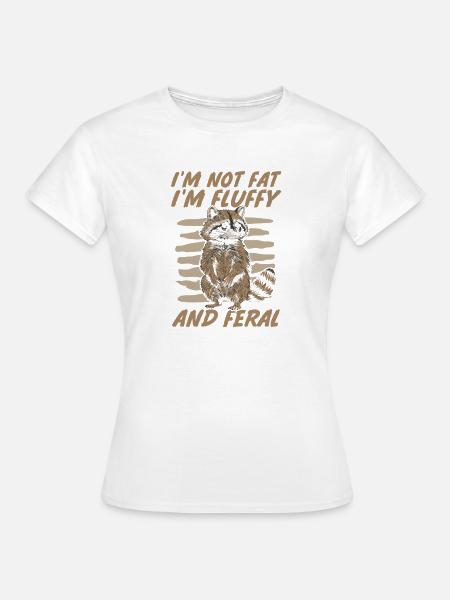 Trash Panda Raccoon - Frauen T-Shirt - Weiß