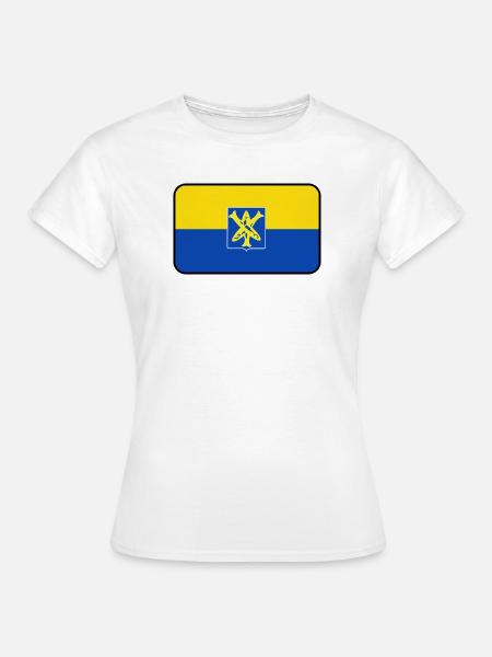 Zandvoort-Flaggenlogo - Frauen T-Shirt - Weiß