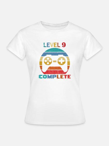 level 9 complete - Frauen T-Shirt - Weiß