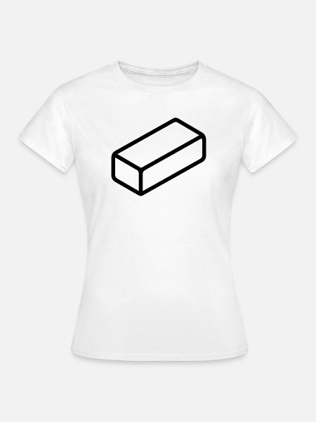Ziegel - Frauen T-Shirt - Weiß