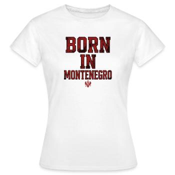 Voyage au Monténégro Balkans Côte adriatique Montagnes - T-shirt Femme - blanc - Devant - AI Model Female 172 dark (172cm)