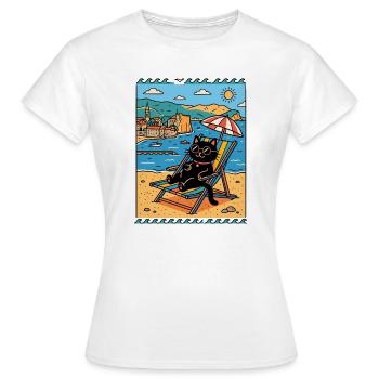 Voyage au Monténégro Balkans Côte adriatique Montagnes - T-shirt Femme - blanc - Devant - AI Model Female 172 dark (172cm)