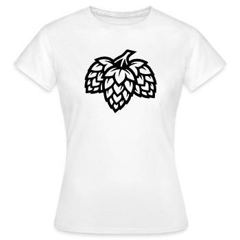 Hops Barley Malt Brewery - Women's T-Shirt - white - Front - AI Model Female 172 dark (172cm)