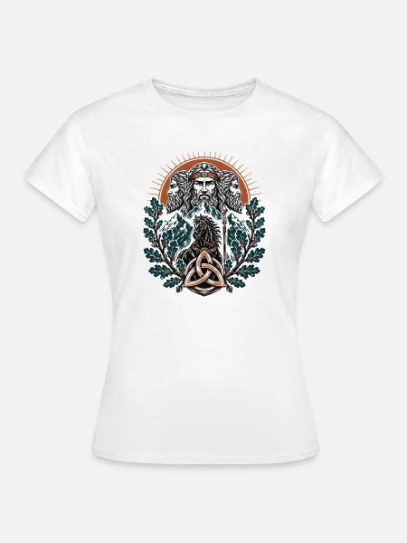 Triglav Pferdeemblem - Frauen T-Shirt - Weiß