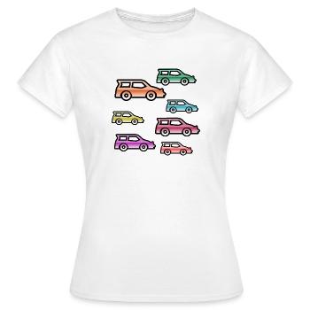 Automobiles - T-shirt Femme - blanc - Devant - AI Model Female 172 dark (172cm)