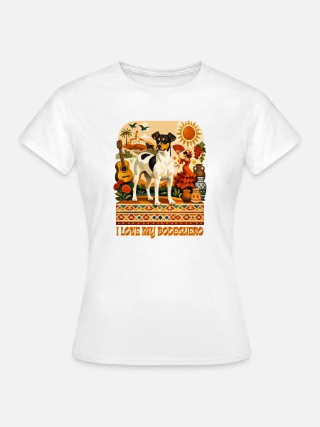 Andalucia Folk Style - Frauen T-Shirt - Weiß