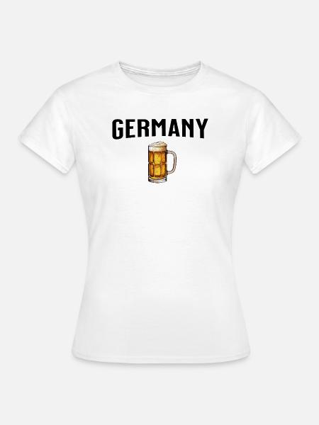 Germany Beer - Frauen T-Shirt - Weiß