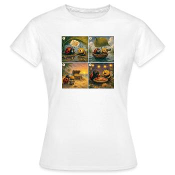 Ladybug and Bee: The Treasure Hunt - Women's T-Shirt - white - Front - AI Model Female 172 dark (172cm)