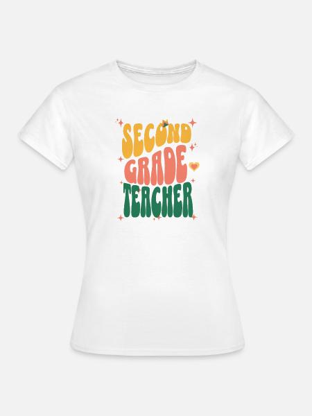 Lehrer der zweiten Klasse Retro - Frauen T-Shirt - Weiß