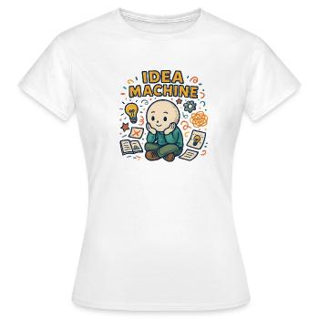Ideenmaschine Cartoon - Frauen T-Shirt - Weiß - Vorne - AI Model Female 172 dark (172cm)
