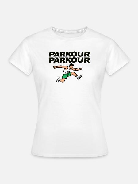 Parkour Freerunning - Frauen T-Shirt - Weiß