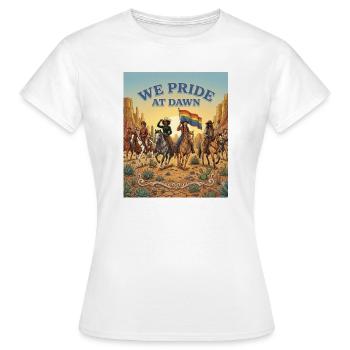 Dawn Pride Riders - Women's T-Shirt - white - Front - AI Model Female 172 dark (172cm)
