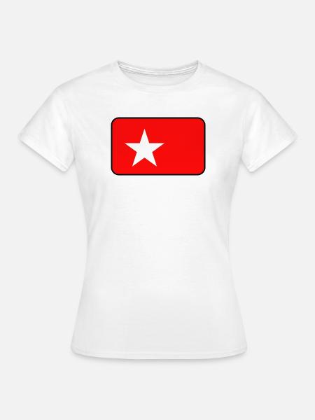 Logo der Maastricht-Flagge - Frauen T-Shirt - Weiß