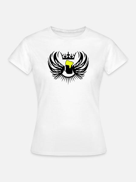 bier_wappen2 - Frauen T-Shirt - Weiß