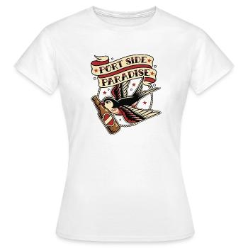 Port Side Flavour - Women's T-Shirt - white - Front - AI Model Female 172 dark (172cm)