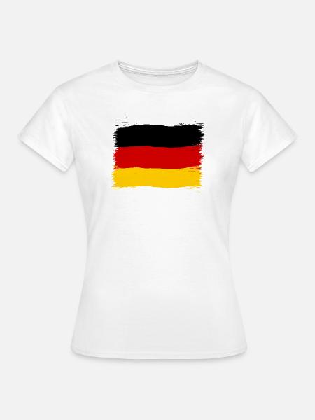 Deutschland Fanshirt für Deutschland Fans - Frauen T-Shirt - Weiß