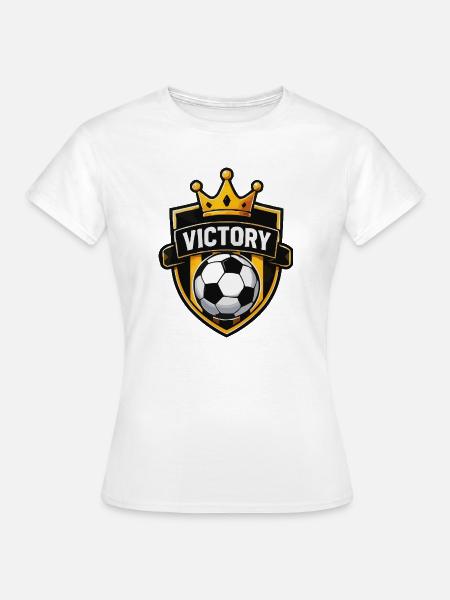 Fußball Abzeichen - Frauen T-Shirt - Weiß