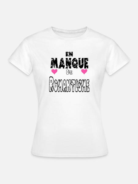 Bedürftig nach Romantik - Frauen T-Shirt - Weiß