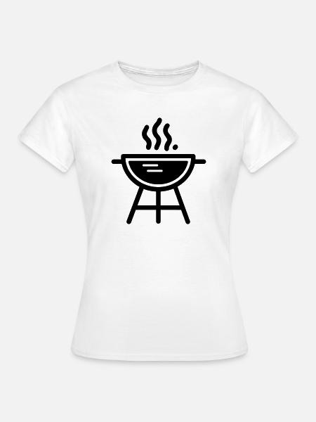 Grillen - Frauen T-Shirt - Weiß