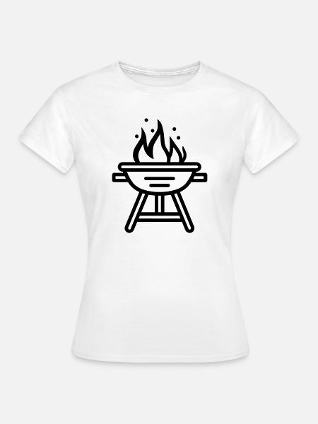 Grillen - Frauen T-Shirt - Weiß