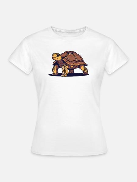Schildkröte Schildkröten Geschenk - Frauen T-Shirt - Weiß