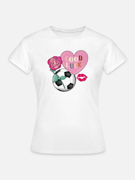 ich liebe Fußball - Frauen T-Shirt - Weiß