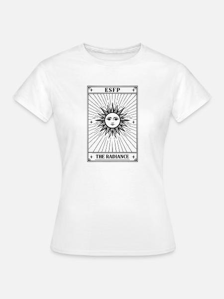 ESFP | Tarotkarte Persönlichkeit - Frauen T-Shirt - Weiß