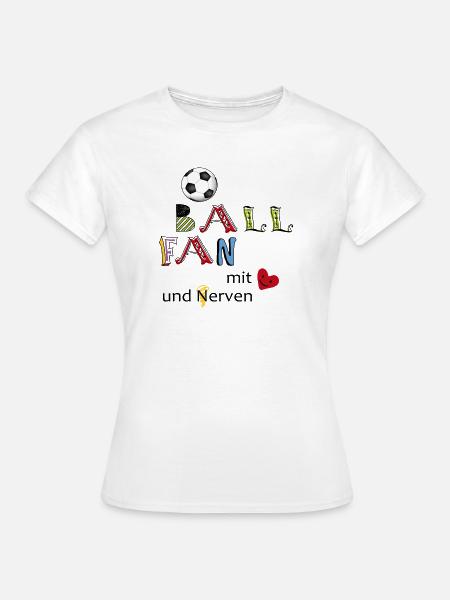 Fußballlfan - Frauen T-Shirt - Weiß
