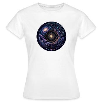 Cosmic Tree of Life We Are All Made of Star Stuff - Women's T-Shirt - white - Front - AI Model Female 172 dark (172cm)