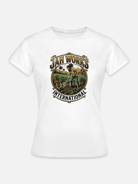 Jah Works International - Frauen T-Shirt - Weiß