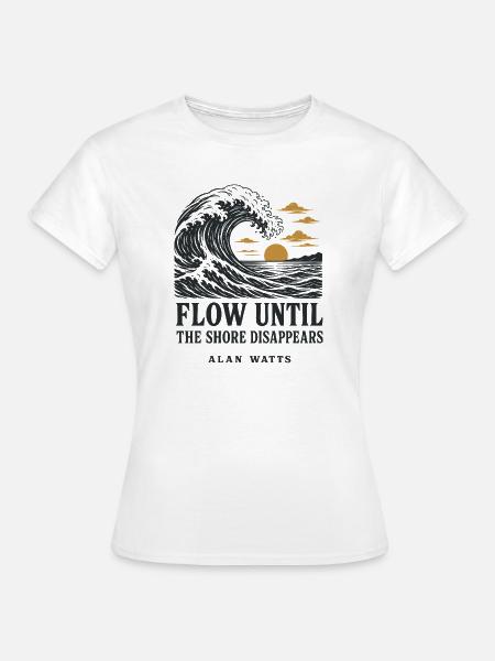 Ozeanfluss - Frauen T-Shirt - Weiß
