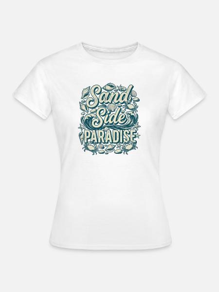 Beach Party Sea - Frauen T-Shirt - Weiß