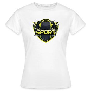 Sport - Women's T-Shirt - white - Front - AI Model Female 172 dark (172cm)