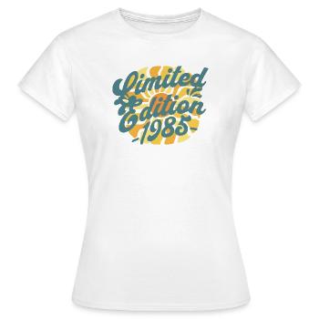 Limited Edition 1985 Birthday - Women's T-Shirt - white - Front - AI Model Female 172 dark (172cm)