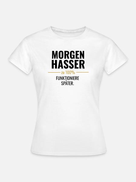 Zu 100% – Mein Statement - Frauen T-Shirt - Weiß