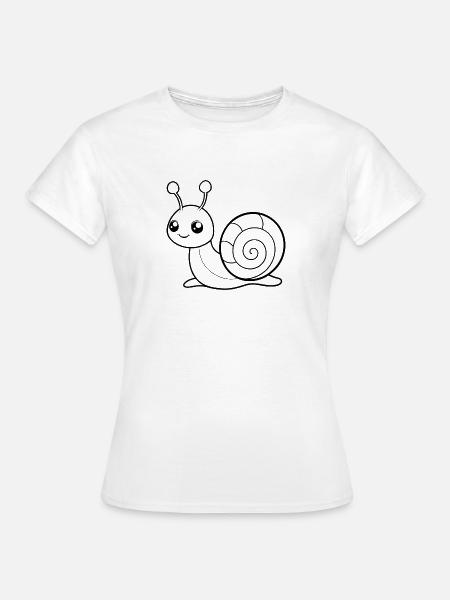 Babyschnecke - Frauen T-Shirt - Weiß
