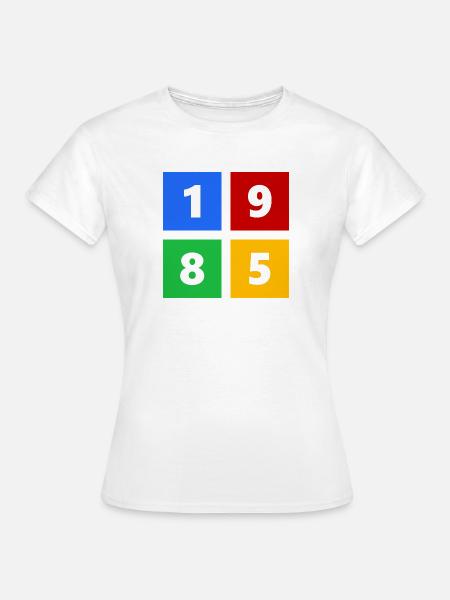1985 - Frauen T-Shirt - Weiß