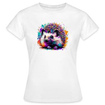 Igel - Frauen T-Shirt - Weiß - Vorne - AI Model Female 172 dark (172cm)