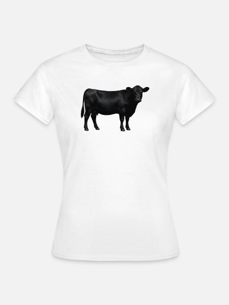 Black Angus – Stolz der Weide - Frauen T-Shirt - Weiß