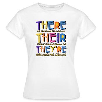 There Are People Who Didn't Listen - Women's T-Shirt - white - Front - AI Model Female 172 dark (172cm)