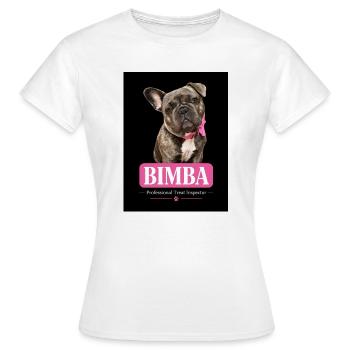 Biscuit Inspector Bulldog Girl - Women's T-Shirt - white - Front - AI Model Female 172 dark (172cm)