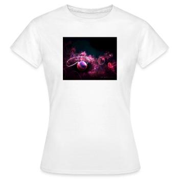 Neon-Basketball - Frauen T-Shirt - Weiß - Vorne - AI Model Female 172 dark (172cm)