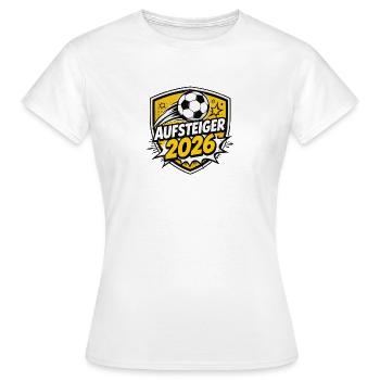 aufsteiger-2026- - Frauen T-Shirt - Weiß - Vorne - AI Model Female 172 dark (172cm)