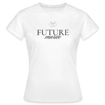 Future mariée - T-shirt Femme - blanc - Devant - AI Model Female 172 dark (172cm)