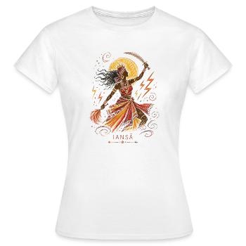 Iansã - Women's T-Shirt - white - Front - AI Model Female 172 dark (172cm)